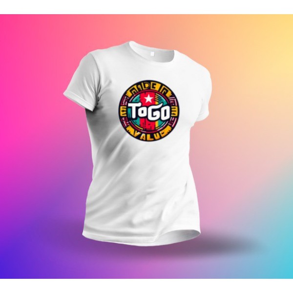 T-shirt Maya blanc Togo