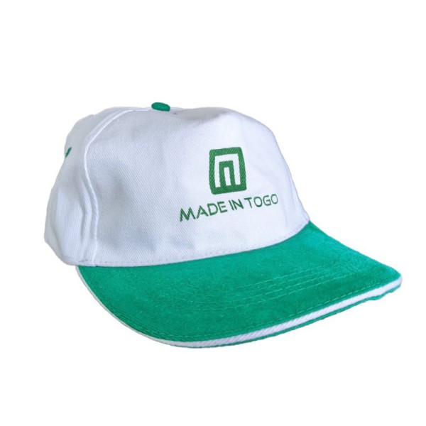 Casquette MADE (blanc) by MADE IN TOGO