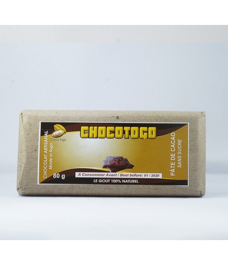 Chocotogo (pâte de Cacao sans sucre )