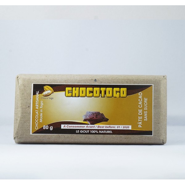 Chocotogo (pâte de Cacao sans sucre )