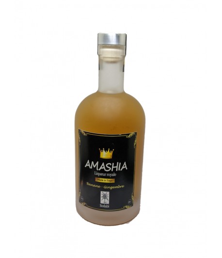 Liqueur royale AMASHIA - Banane-Gingembre