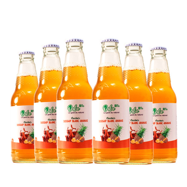 jus de bissap blanc pack de 6